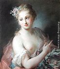 Nymph from Apollo's Retinue by Rosalba Carriera